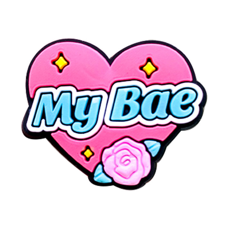 Wholesale Random 100pcs Pink Series Hole Shoes Shoes Charms ACC-SC-RYY039