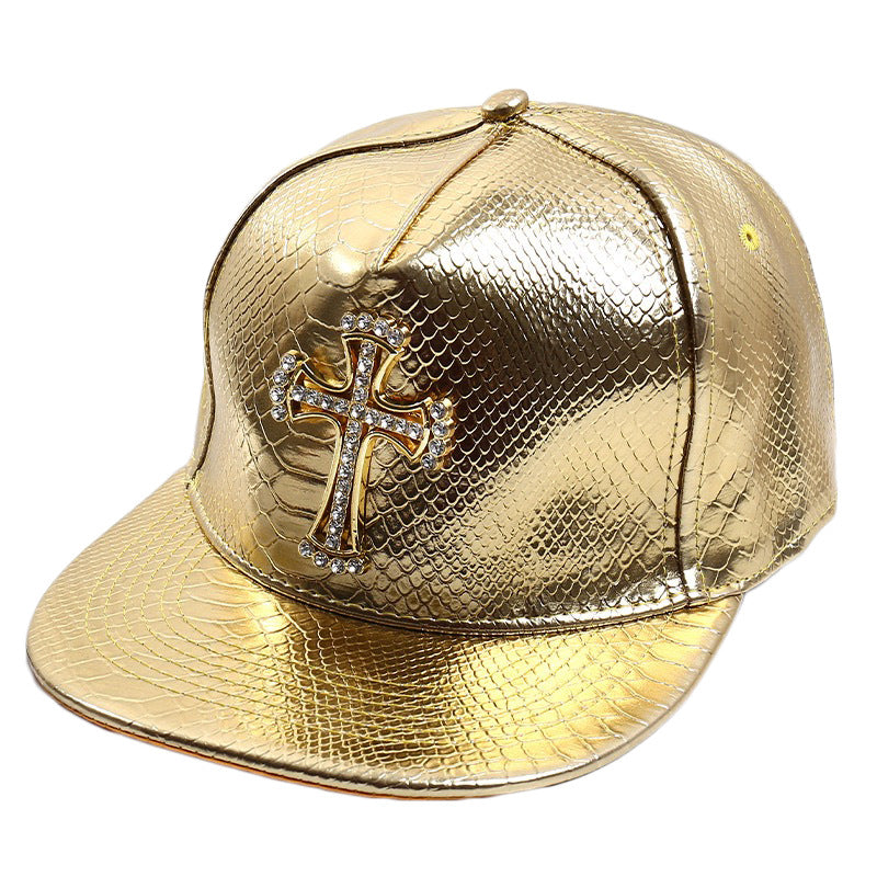 Wholesale PU sunshade metal dollar picture  baseball cap