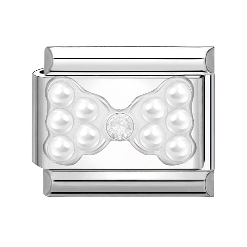 Wholesale Italian Charm Bracelet 9mm DIY Splicing Cute Creative Stainless Steel Composable Bracelet