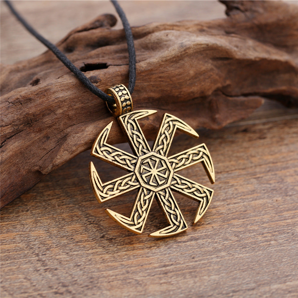 Wholesale Men's Slavic Pendant Alloy Necklace ACC-NE-GeXiang009