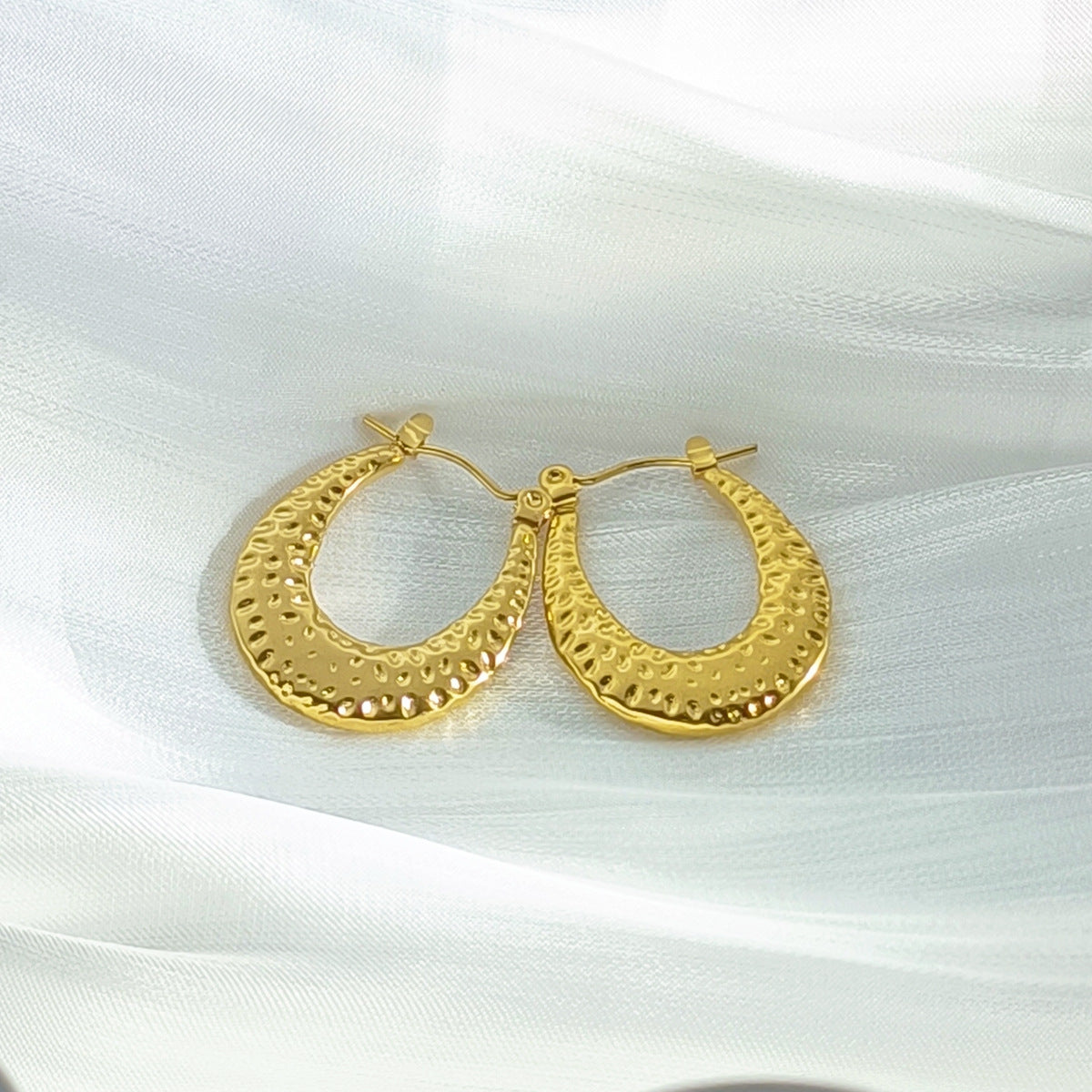 Wholesale  stainless steel  geometric irregular earrings