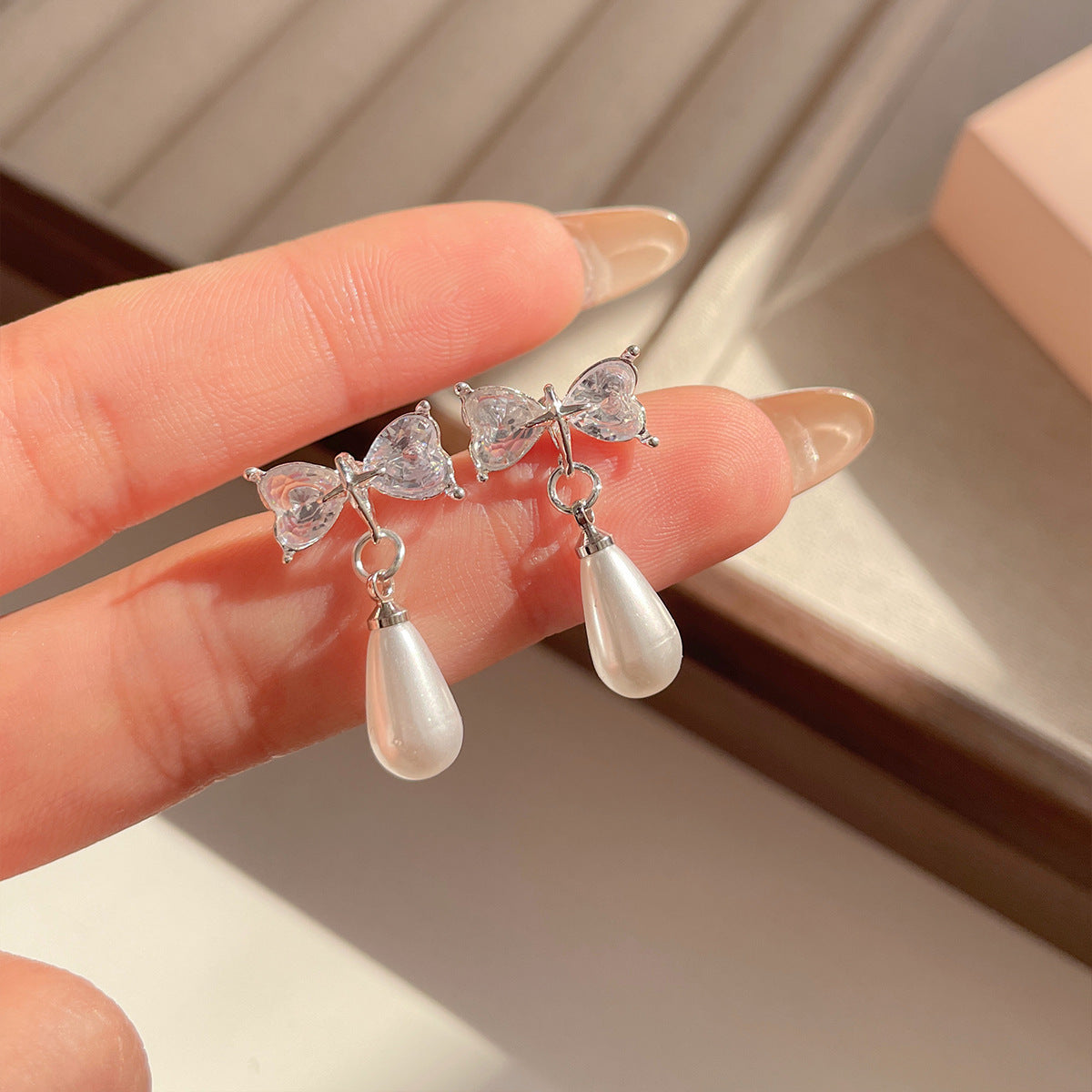 Wholesale Bow Earrings Simple Earrings Exquisite Earrings ACC-ES-SenWai001