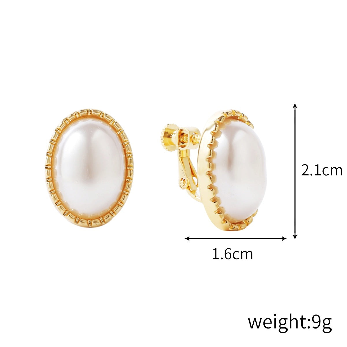 Wholesale Baroque Pearl Earrings Ear Cuff ACC-ES-ManYi004