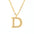 Wholesale  titanium steel diamond letter necklace English clavicle chain