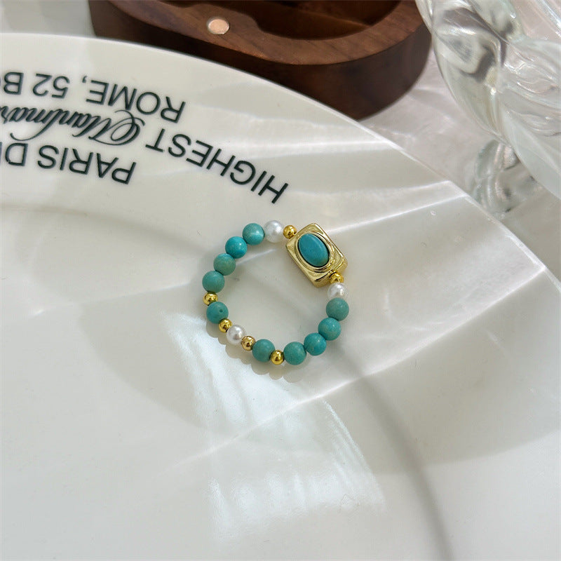 Wholesale Turquoise Beaded Ring