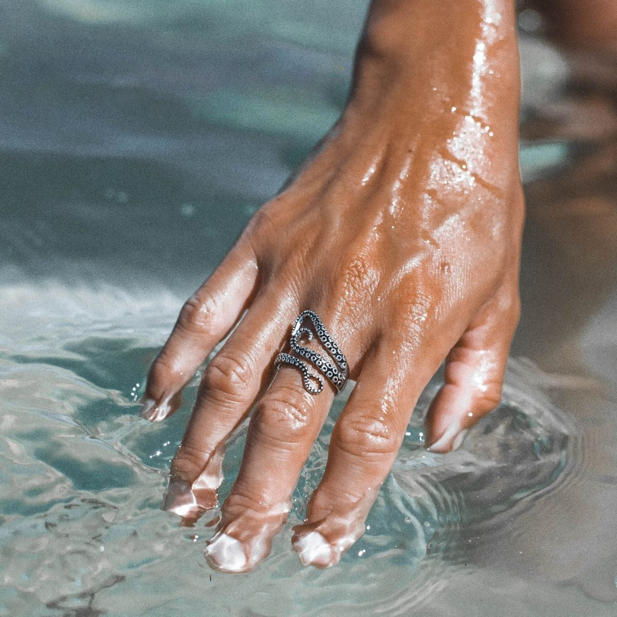 Wholesale Vintage Punk Style Design Octopus Ring