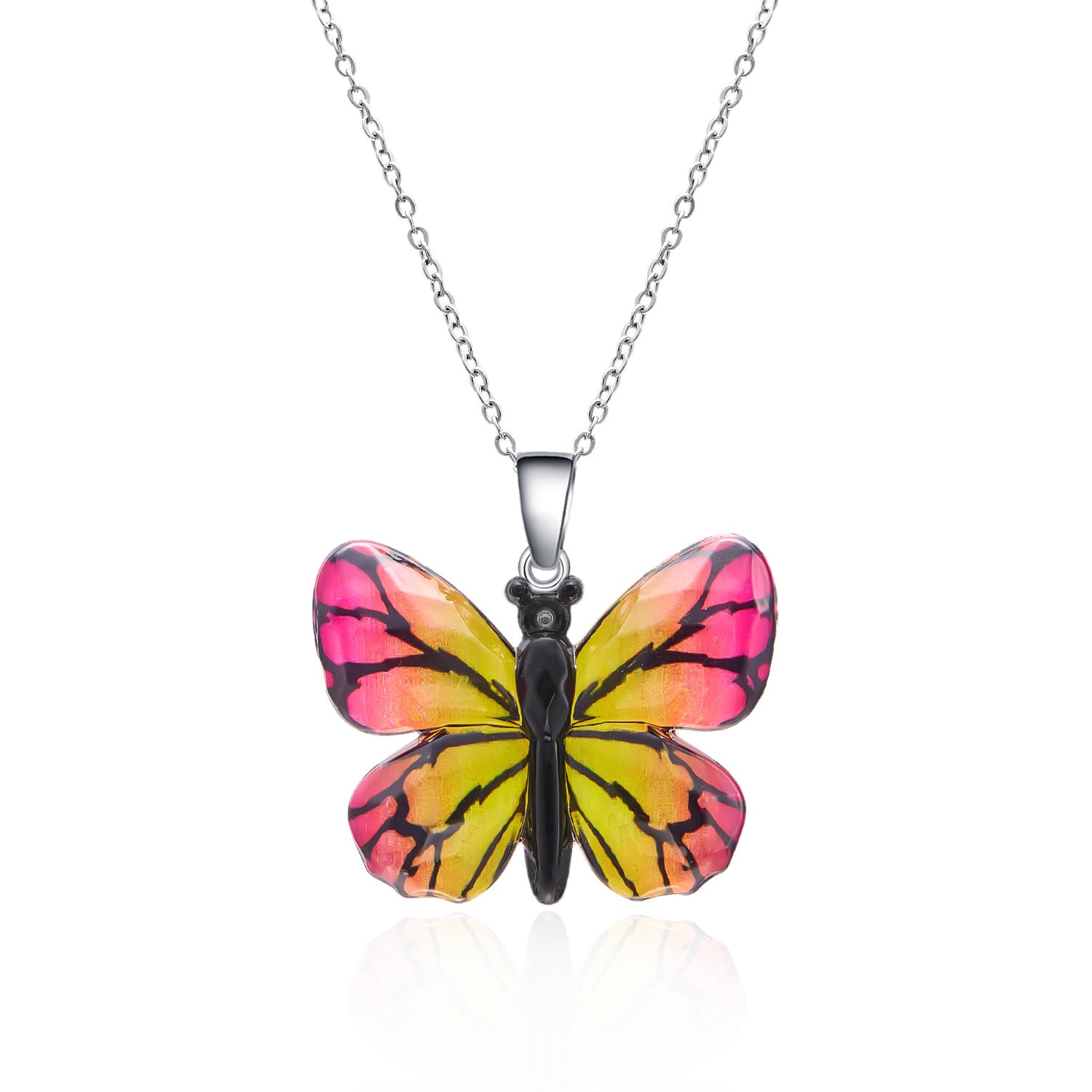 Wholesale  stainless steel butterfly necklace