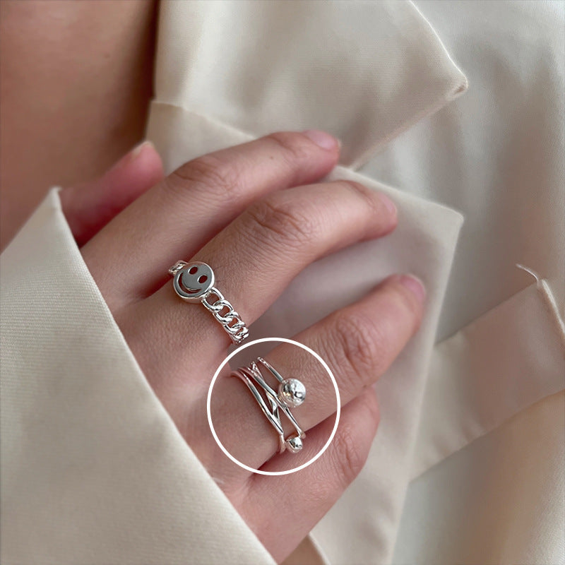 Wholesale  Personalized Beaded Index Finger Ring