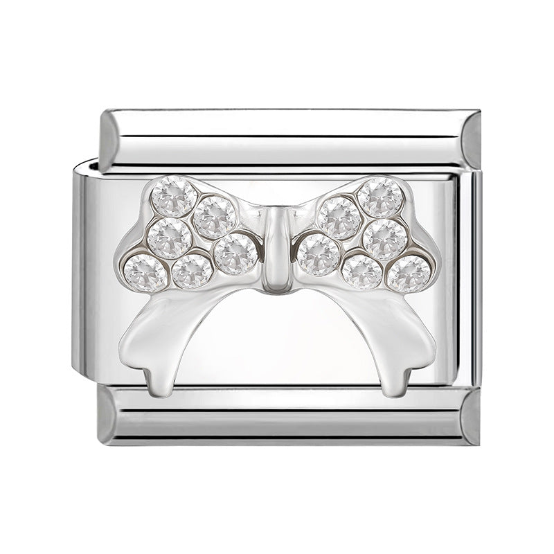 Wholesale Italian Charm Bracelet 9mm DIY Splicing Cute Creative Stainless Steel Composable Bracelet