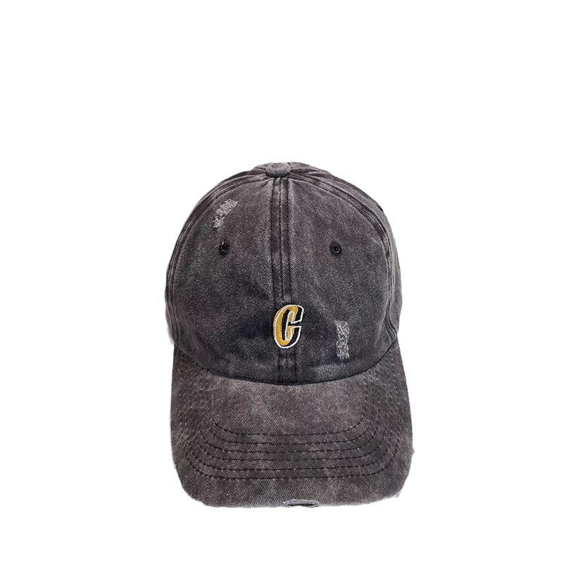 Wholesale Letter Baseball Cap Washed Dopamine Cap Hat ACC-HT-RunXie003
