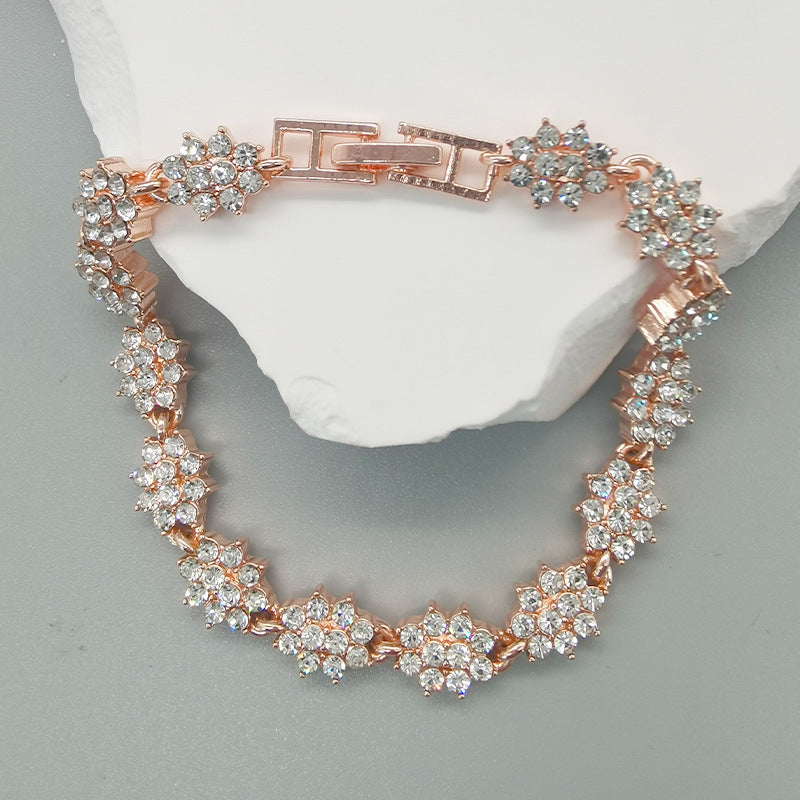 Wholesale Geometric rhinestone bracelet