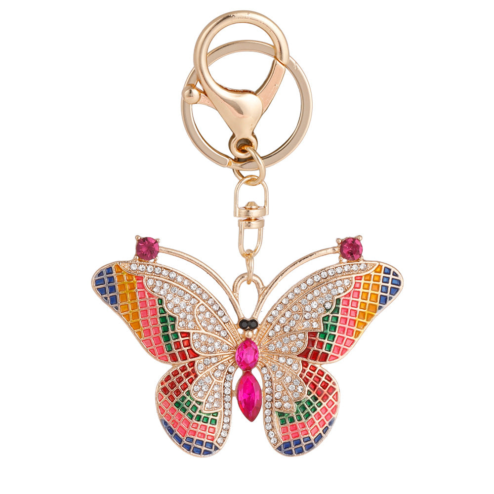 Wholesale Colored Butterfly Alloy Keychains ACC-KC-ChenHui003