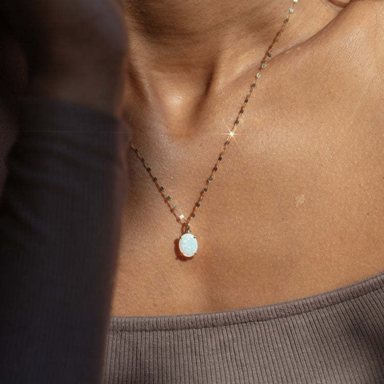 Wholesale DIY Oval Square Round Pendant Necklace