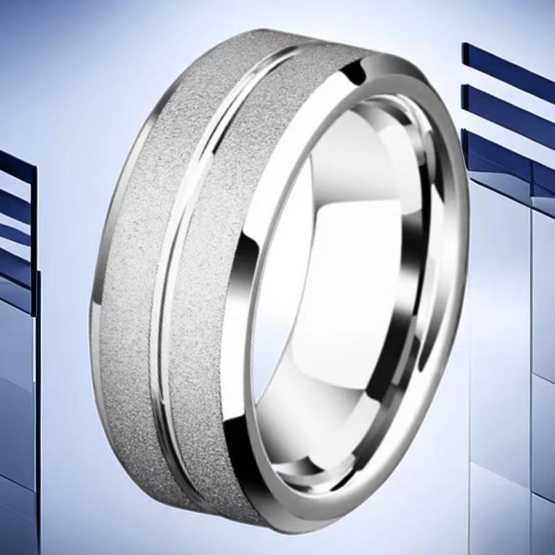 Wholesale Titanium Steel Ring Personalized Pinky Rings ACC-RS-Manx001