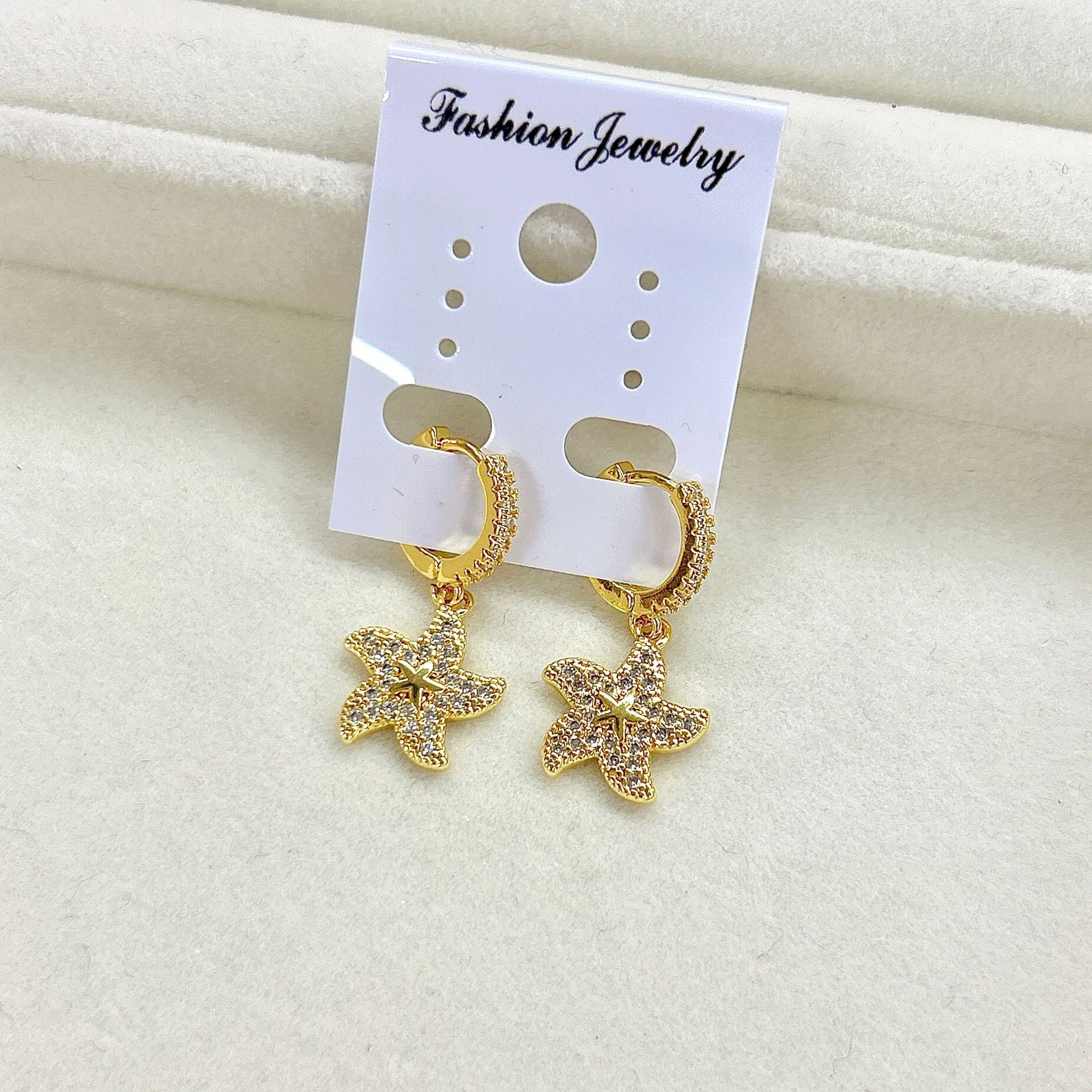 Wholesale Summer marine animal jellyfish starfish shark conch turtle pendant earrings