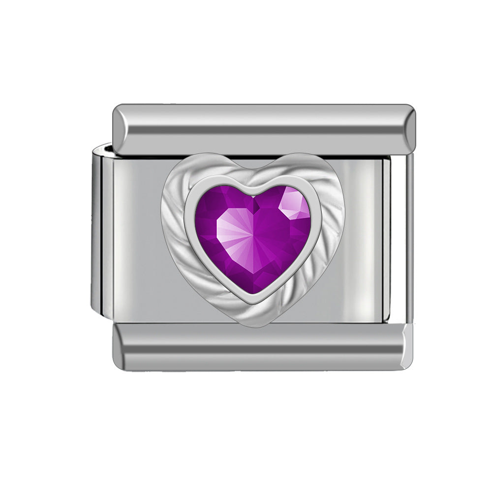 Wholesale Italian Charm Bracelet 9mm DIY Splicing Cute Creative Stainless Steel Composable Bracelet