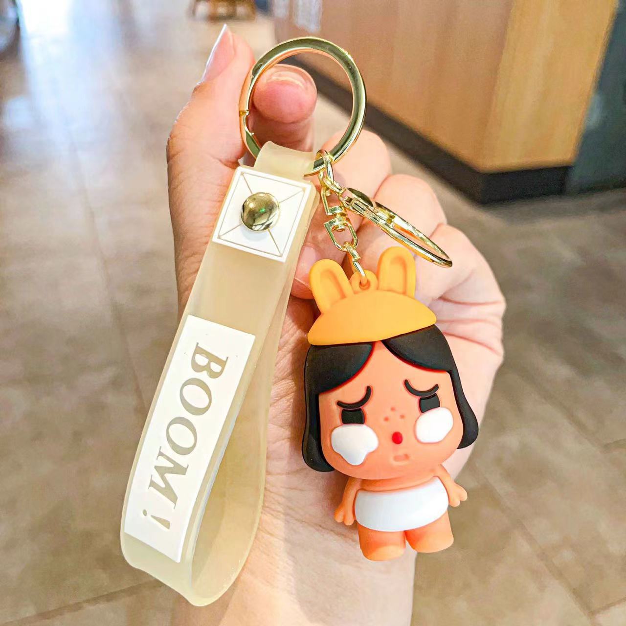 Wholesale Cartoon Doll Silicone Creative Keychain ACC-KC-SJ016
