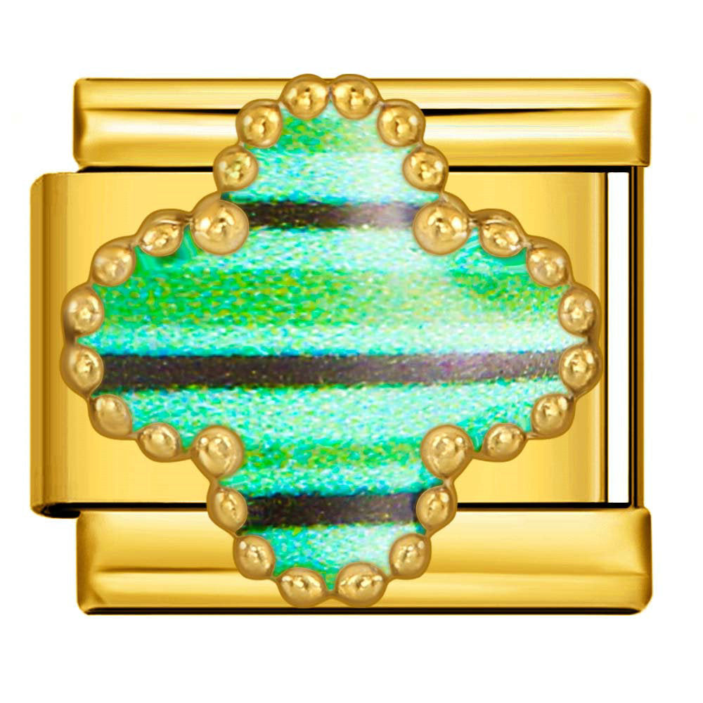 Wholesale 9mm Italian Charm Starter Bracelets DIY Four Leaf Clover Stainless Steel Composable Bracelet