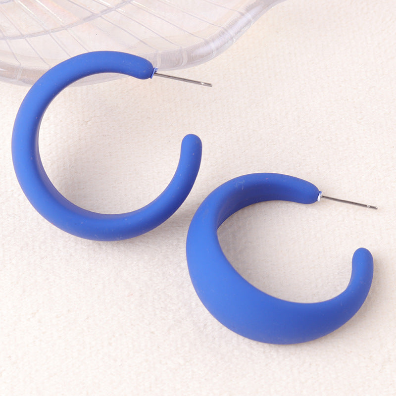 Wholesale  Colorful Candy Color Exaggerated Earrings