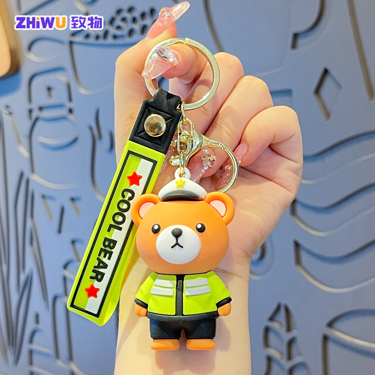 Wholesale Cartoon Cute PVC Soft Keychain ACC-KC-ZhiWu005