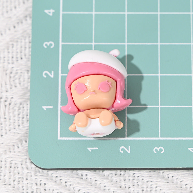 Wholesale 10pcs Rubber Cute Cartoon  DIY Bead Accessories