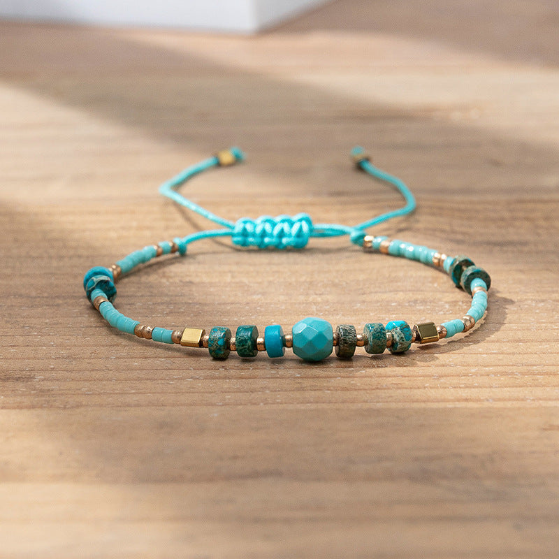 Wholesale Bohemian lucky stone bracelet