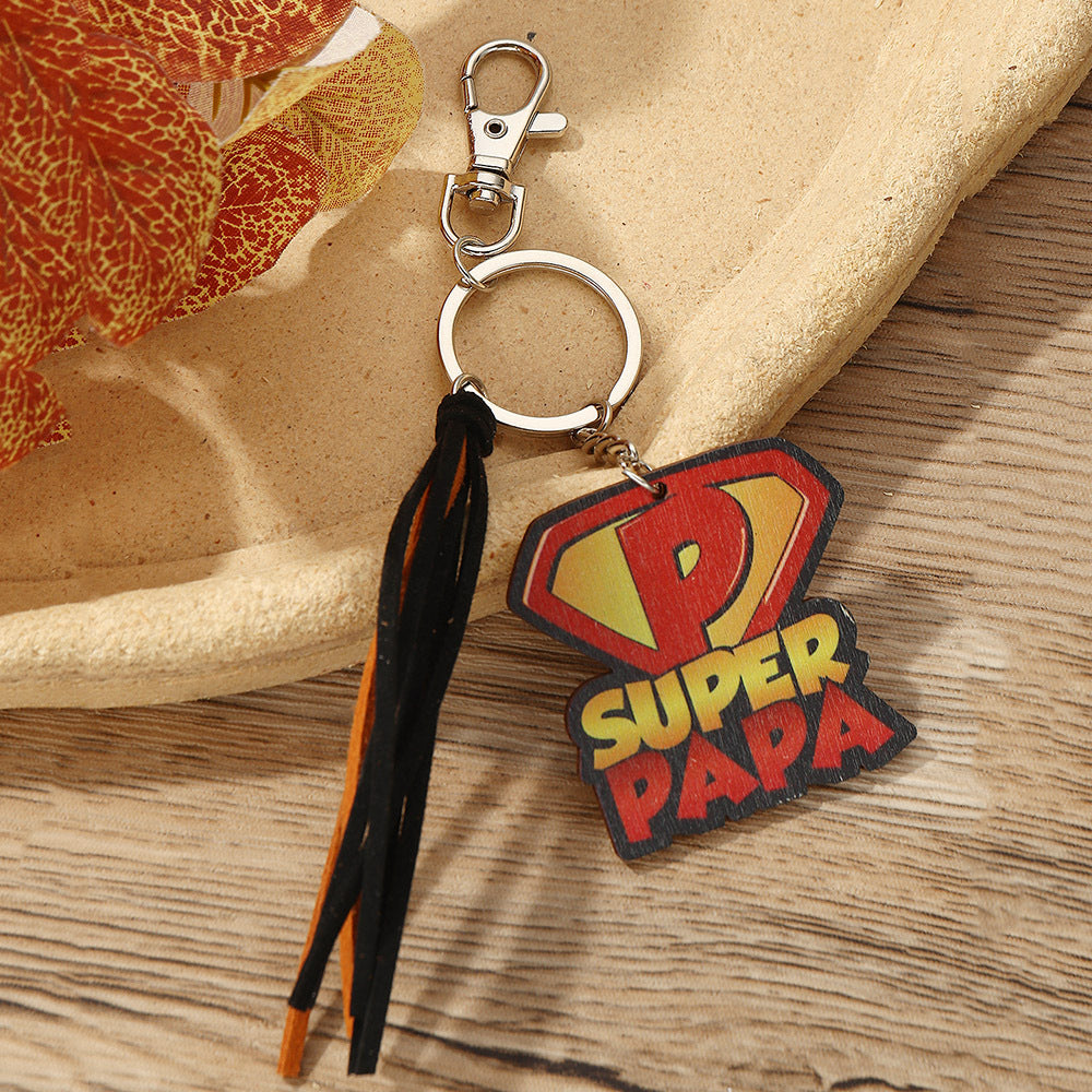 Wholesale modern simple personality key accessories keychains