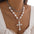 Wholesale Cyberpunk Cross Pearl  Necklace