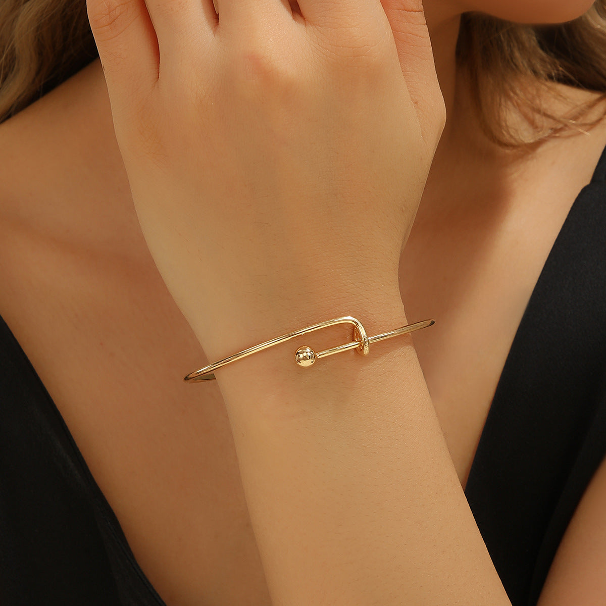 Wholesale Heart-shaped double-layered bracelet