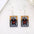 Wholesale  Carlo card game chess earrings  personality resin earrings