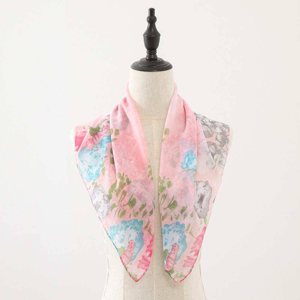 Wholesale Leopard print large square scarf