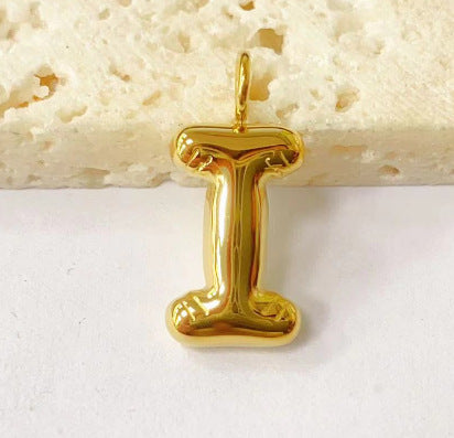 Wholesale Stainless steel bubble letter pendant
