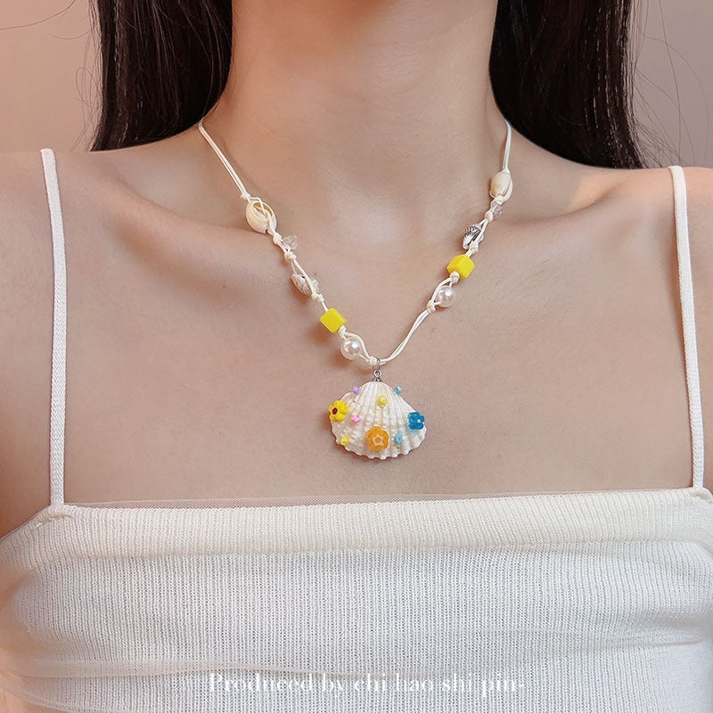Wholesale shell beaded necklace