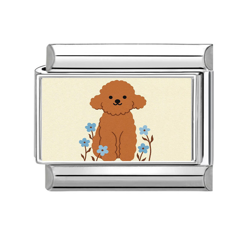 Wholesale Land Animal Italian Charms
 DIY pet Section Creative Stainless Steel Composable Bracelet