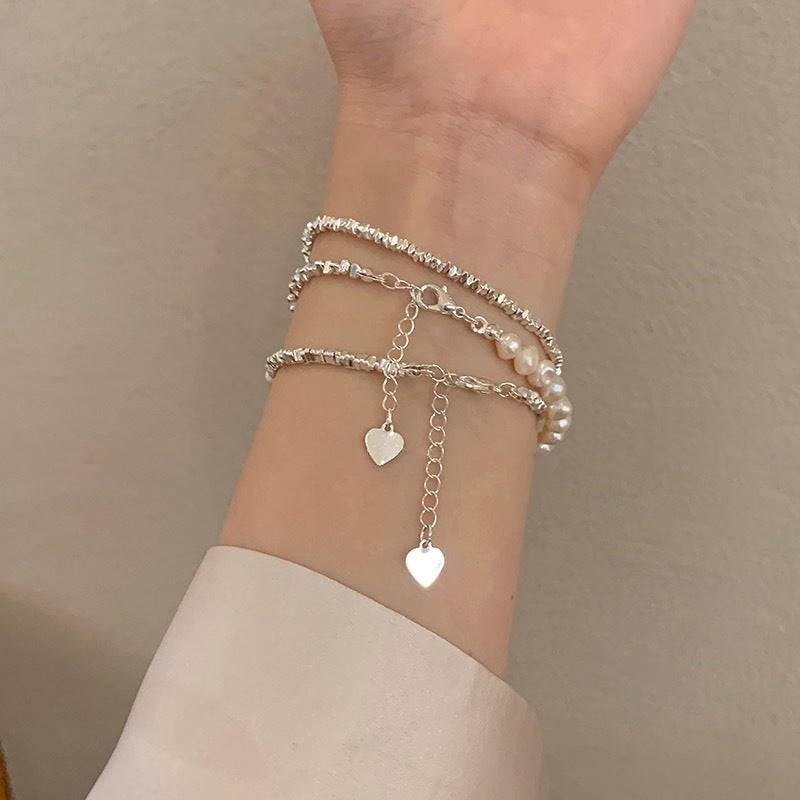 Wholesale Baroque Pearl Bracelet for Women,  Handmade Copper Jewelry Accessory,  Chic Everyday Wear