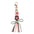 Wholesale Pure Hand-woven Cartoon Flower Keychain