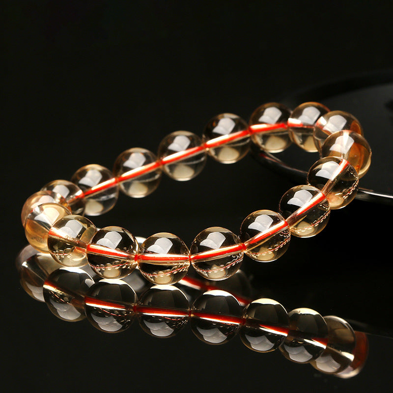 Wholesale Natural yellow crystal bracelet