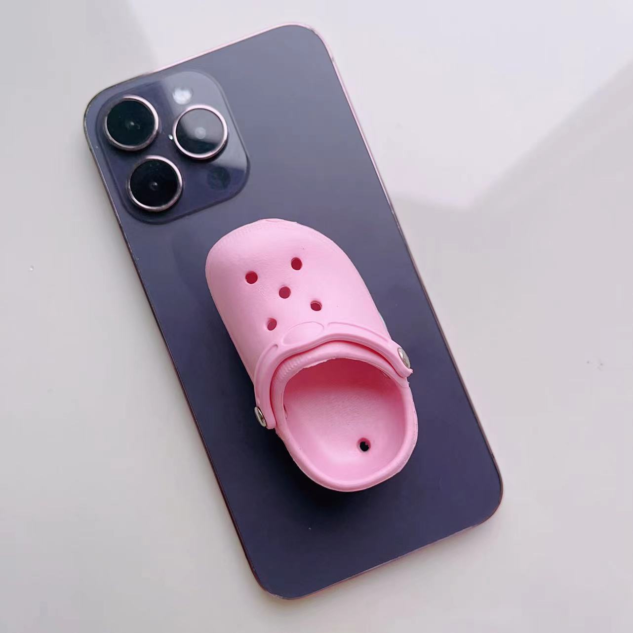 Wholesale Mini Croc Shoes Mobile Phone Airbag phone stand