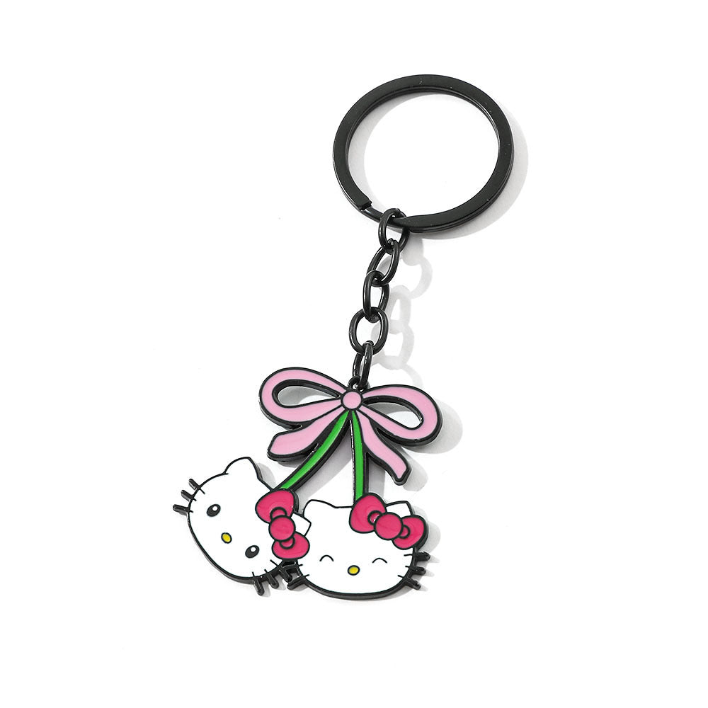 Wholesale Cute KT Cat Keychain Creative Car Keychain ACCVIP