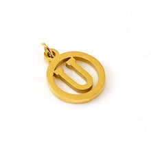 Wholesale Hollow letter Diy 26 English letter pendant