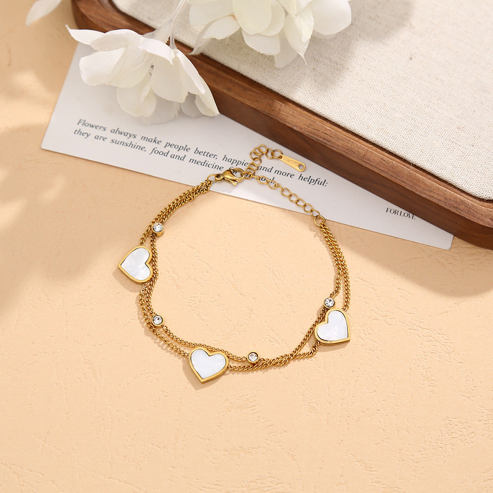 Braccialetto d'amore che non sbiadisce all'ingrosso