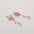 Wholesale Rose Gold Five Petal Flower Tassel Earrings
