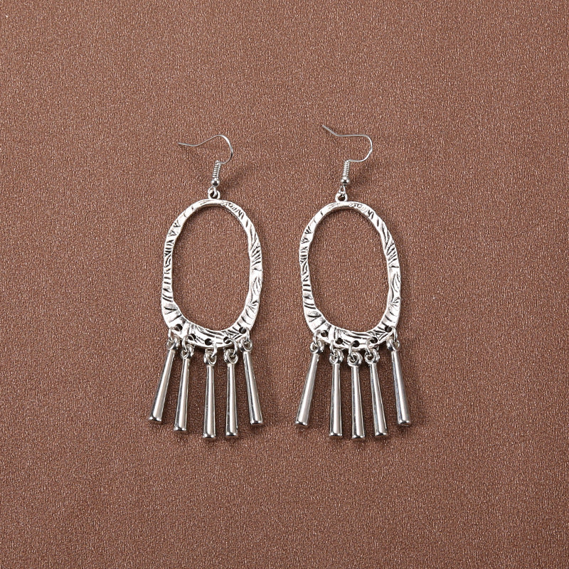 Wholesale Retro Tassel Long Earrings Ethnic Style Earrings ACC-ES-Gumi007