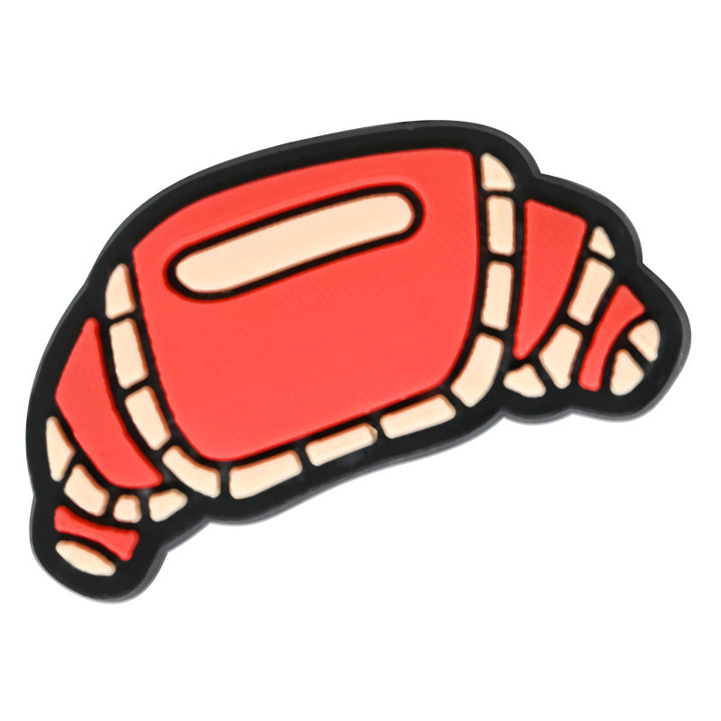 Wholesale Random 100pcs Cartoon PVC Soft Rubber Shoe Buckle Decoration ACC-SC-RYY070