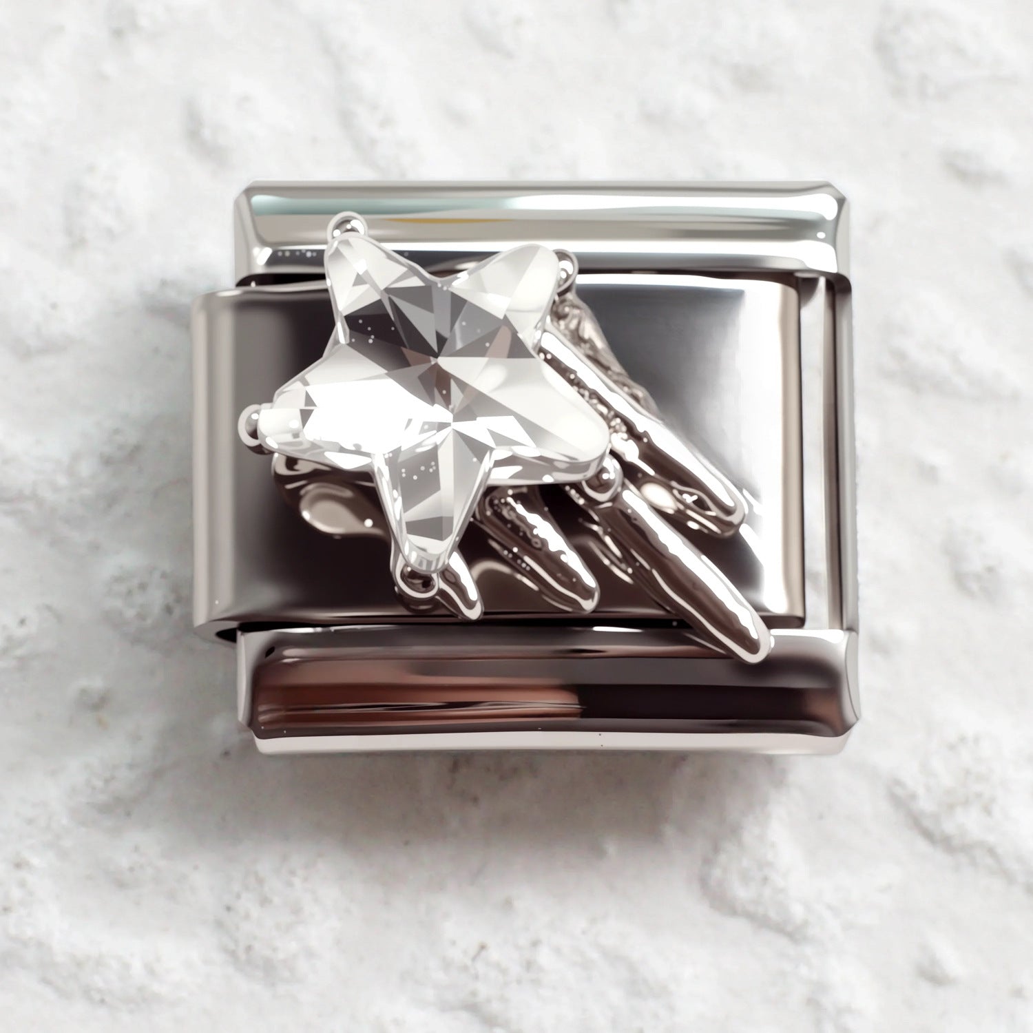 Wholesale Butterfly Flower Italian Charm Bracelet Stainless Steel Fashion Accessory Gift