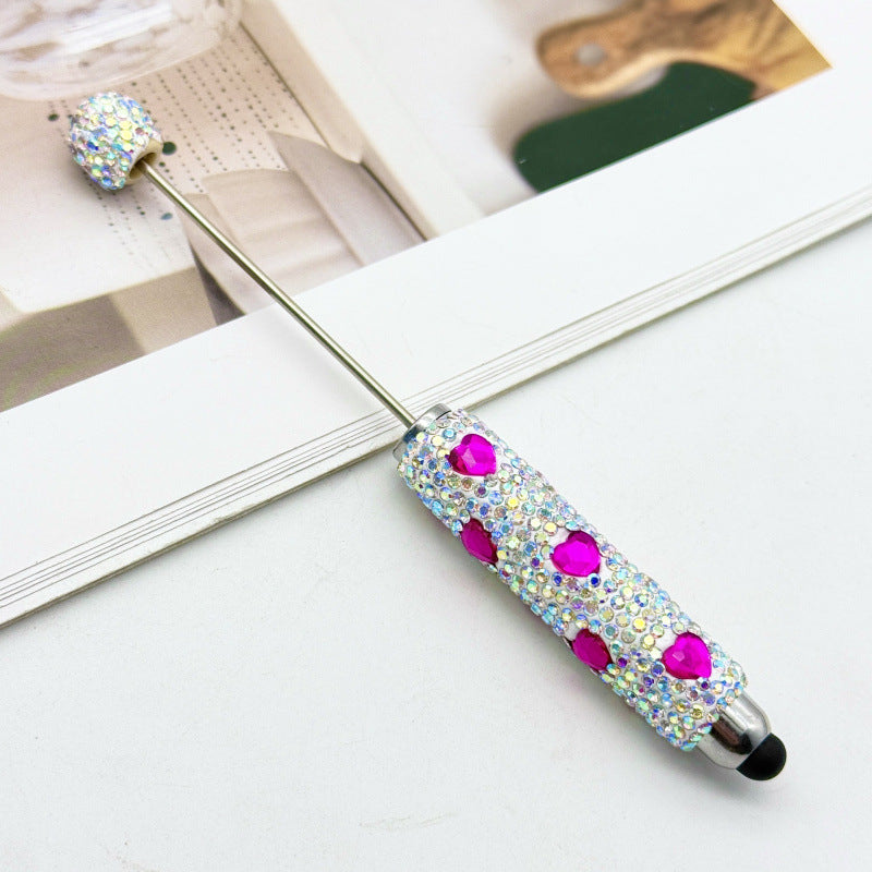 Wholesale Colorful touchscreen rhinestone Beadable Pens