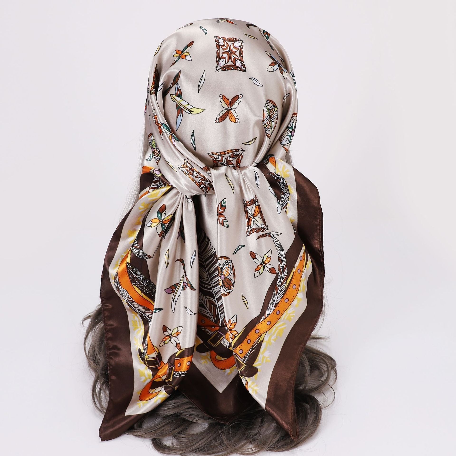 Wholesale 90* 90CM square scarf silk scarf