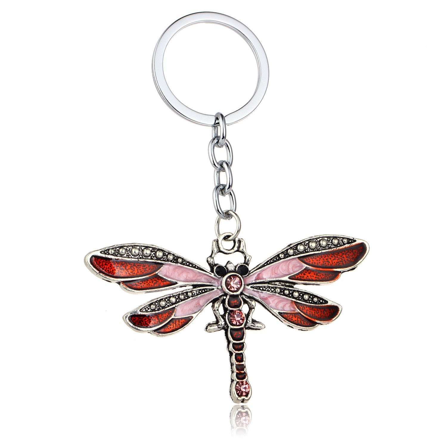 Wholesale Micro Inlay Dragonfly Keychains ACC-KC-Aya002