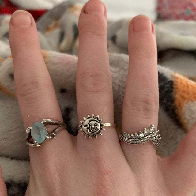 Wholesale Sunflower Smiley Face Ring