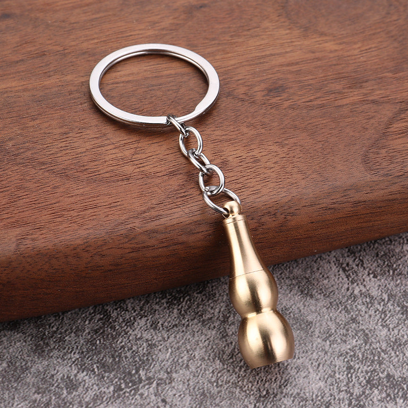 Wholesale Pure Brass Bullet Model Keychain